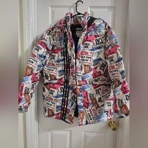 Ivy park graphic puffer